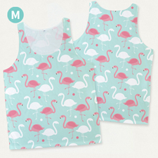 All Over Print Graphic Design Unisex Tank Top (Medium)