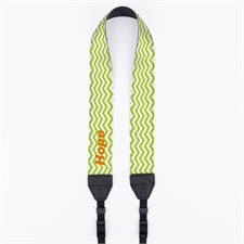 Lime Green Chevron Personalized 1.5