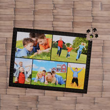 Black Five Collage 18 X 24 Photo Puzzle